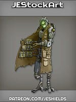 Back Alley Bot Pedaling Wares by Jeshields