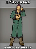 Barek Elven Smoker With Datapad by Jeshields