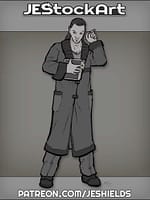 Barek Elven Smoker With Datapad by Jeshields