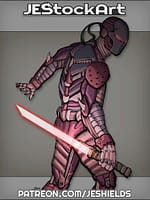 Cyber Ninja with Energy Blade by Jeshields