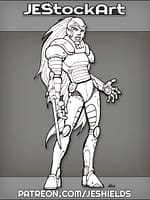 Cyberwoman With Retractable Sword by Jeshields