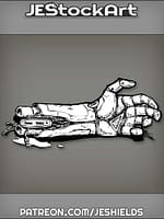 Dismembered Leaky Cybernetic Fore Arm by Jeshields