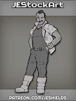 Edgar Engineer With Hawaiian Shirt by Jeshields