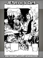 Female Merc In Space Cantina Hits Mark by Jeshields