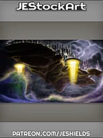 Floating City Over Seas by Jeshields