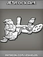 Ionizing Laser Cannon With Elbow Rest by Jeshields