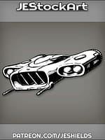 Sleek Sports Spacecraft With Quad Engines by Jeshields