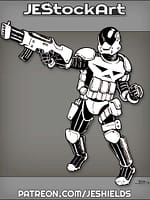 Standard SciFi Death Trooper by Jeshields