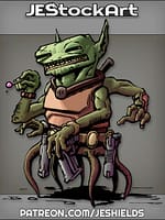 Trigger Happy Alien With Lollipop by Jeshields