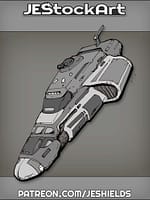 Wayfarer Space Craftwith Turret by Jeshields