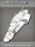 Wayfarer Space Craftwith Turret by Jeshields