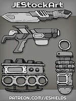 Weapon Bundle 02 by Jeshields