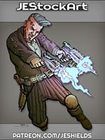 Monster Fighter with Mystic Guns by Jeshields