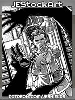 Young Child Wards Off Closet Horror With Bubbles by Jeshields