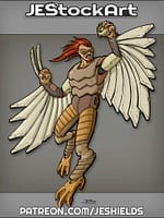 Armored Bird Hero with Claws and Bomb by Jeshields