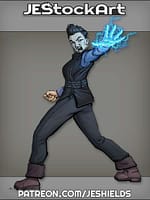 Asian Woman With Electric Powers by Jeshields