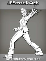 Asian Woman With Electric Powers by Jeshields