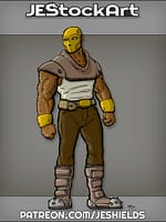 Coppertone Hero with Armbands by Jeshields