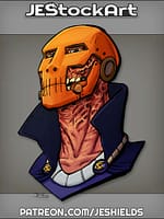 Doom Like Villain Bust by Jeshields