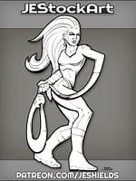 Elastic Heroine With Noose Arm by Jeshields