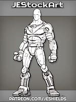 Holographic Sentient Robot on Treads by Jeshields