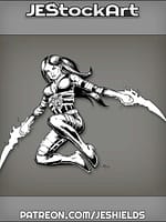 Russian Super Assassin With Psi Blades by Jeshields