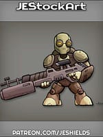 Short Cyborg With B F Gand Glow Eyes by Jeshields