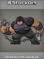 Short Strong Guy with Grappling Hook by Jeshields