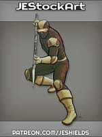 Vigilante with Cyber Spear by Jeshields