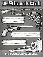 Western Borders Frames Misc by Jeshields