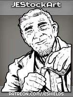 Older Scientist Pours Liquid From Glass To Beaker by Jeshields