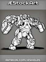 Cyborg That Transforms Into Mammoth With Tusks by Jeshields