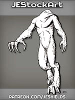 Alien Creature with Furry Body by Jeshields