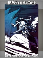 Sketchy Mage Casting Magic Missile by Jeshields