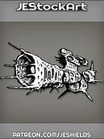 Alien Bio Craft Destroyer by Jeshields