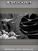 Humans Cocooned In Spider Web by Jeshields