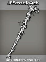 CaneWithHandleMadeOfMouthsAndEyes by Jeshields