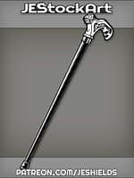 CaneWithHandleEtchedGrip by Jeshields