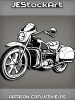 MotorcycleWithSmallWindshieldAndExposedEngine by Jeshields