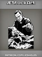 Priest Discovers Vessel in Earthen Lot by Jeshields