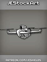 QuadRotorDroneWithVTOLAbility by Jeshields