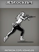 SniperAssassinRunningWithRifleAndHeadset by Jeshields