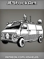 SurveillanceVanWithSlidingSideDoorAndMountedEquipment by Jeshields