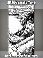 Tall View of Awesome Valley Shore by Jeshields