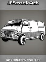 UnmarkedCargoVanWithSlidingSideDoor by Jeshields