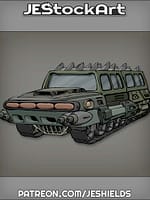 Futuristic Vehicle with Advanced Tech 001 by Jeshields