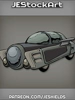 Futuristic Vehicle with Advanced Tech 002 by Jeshields