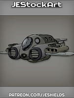 Futuristic Vehicle with Advanced Tech 004 by Jeshields