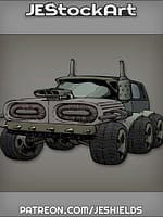 Futuristic Vehicle with Advanced Tech 010 by Jeshields