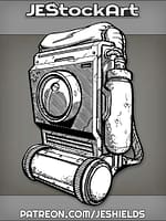 Portable Backpack With Side Tank and Cylinder by Jeshields